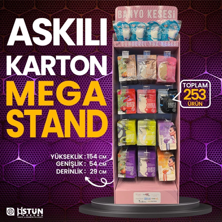 ASKILI KARTON MEGA STAND